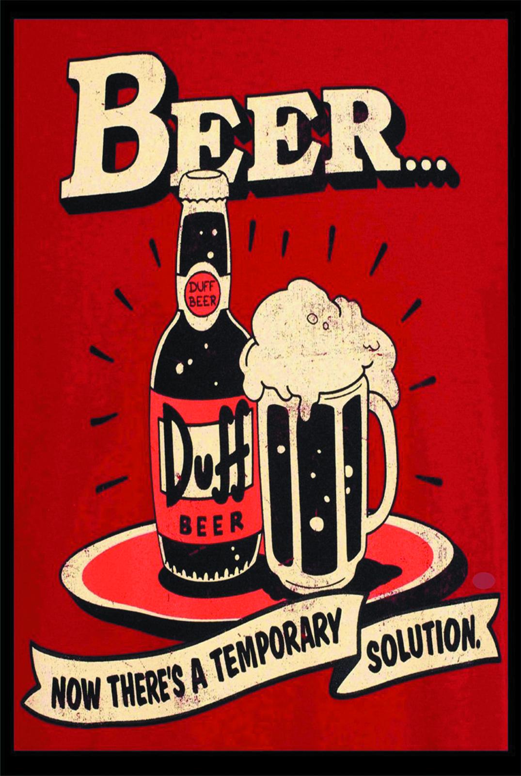 Retro Duff Beer Retro Wall Art