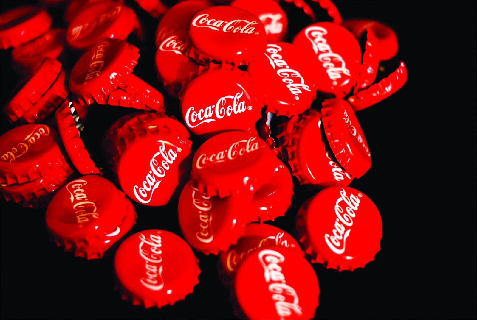 Vibrant Coca-Cola Bottle Caps Wall Art