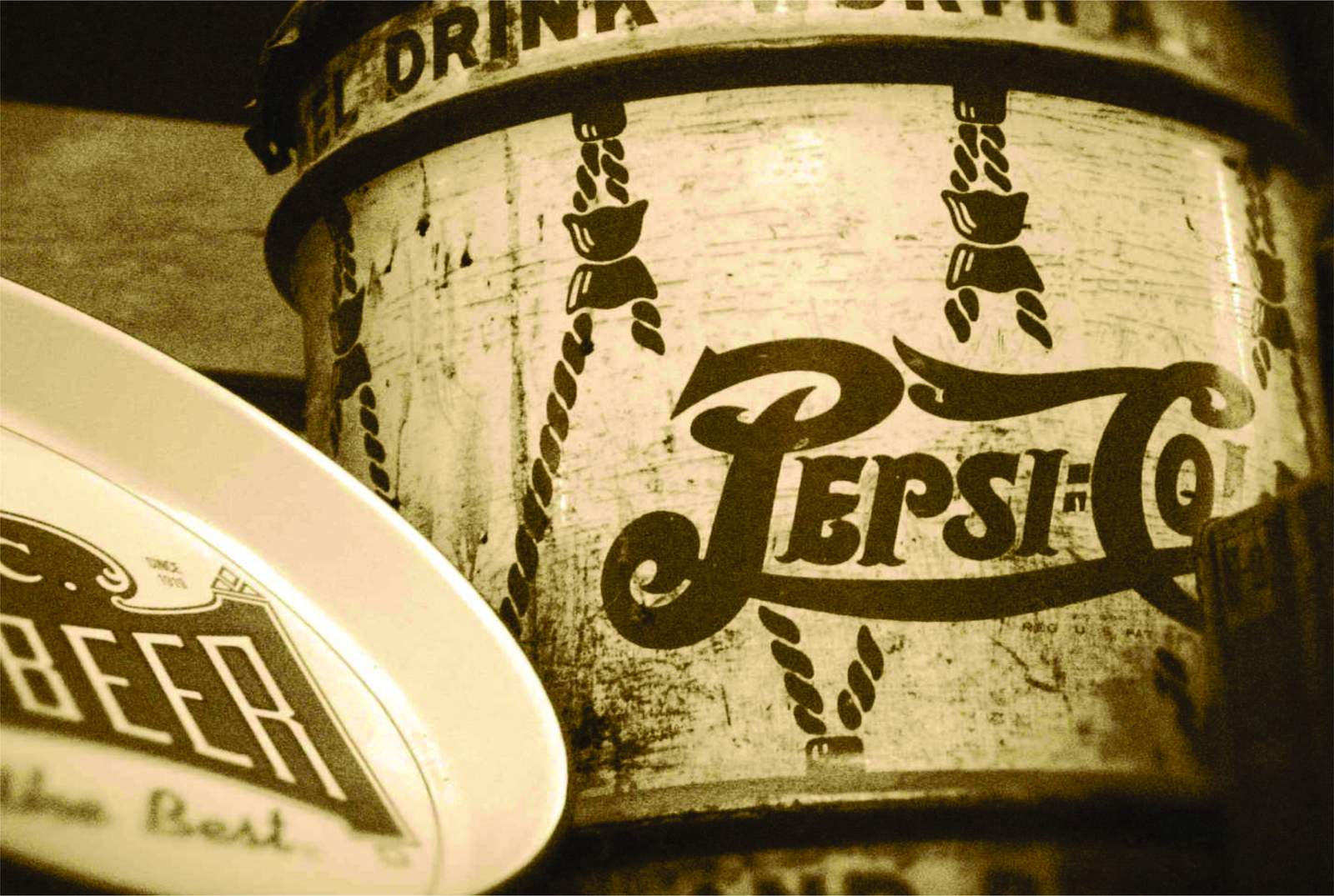Vintage Pepsi-Cola Advertising Wall Art