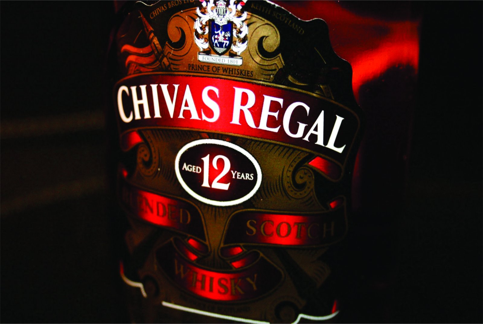Chivas Regal 12 Year Scotch Whisky Wall Art