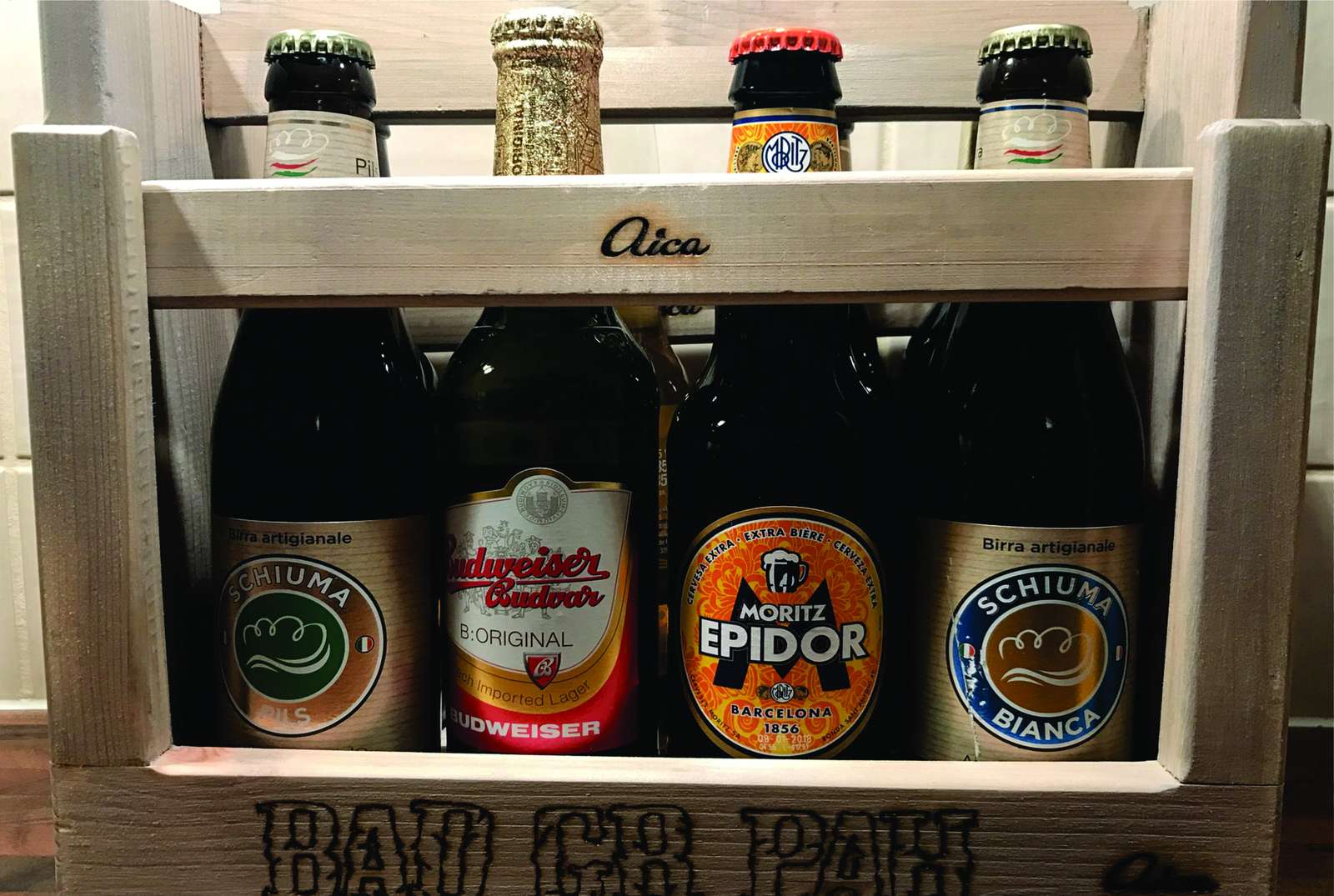 Vintage Beer Crate Wall Art Wall Art