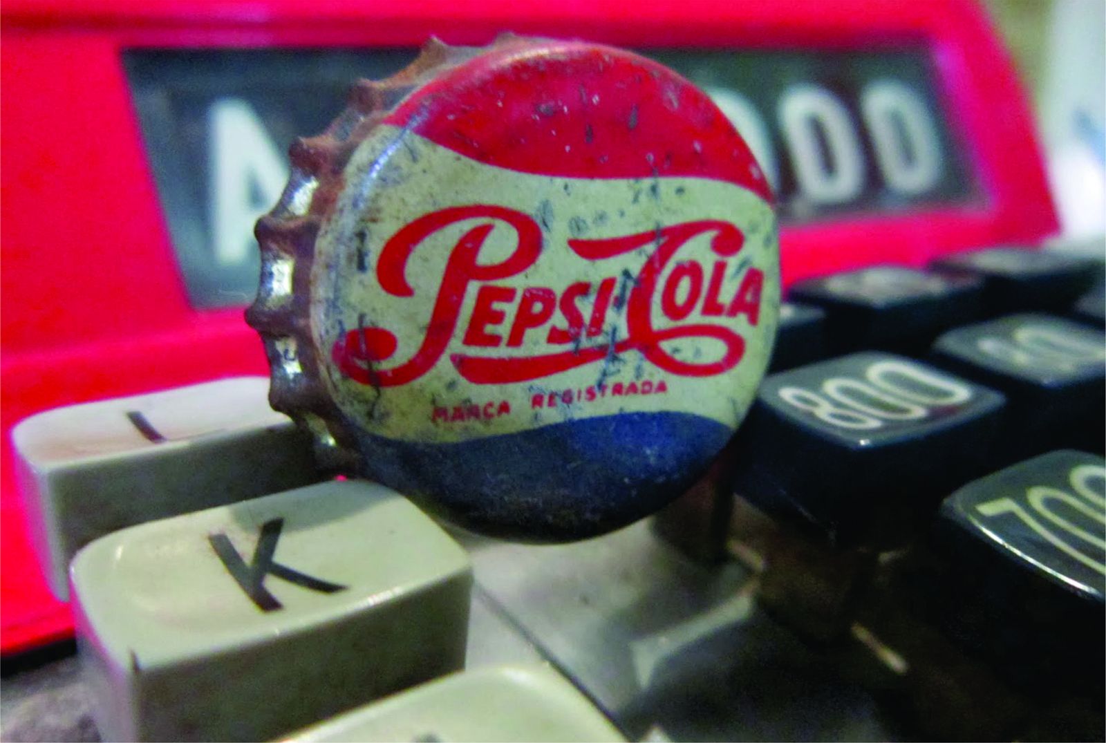 Vintage Pepsi Bottle Cap Retro Pop Art Wall Art