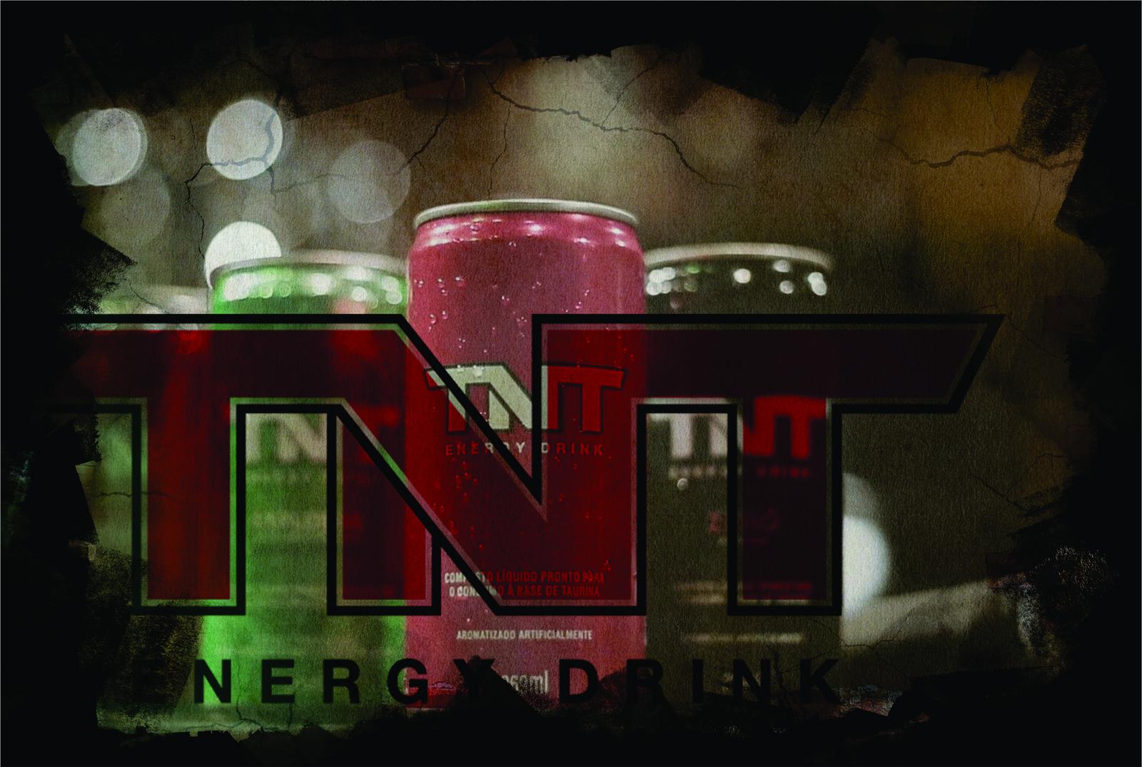 Dynamic "TNT" Energy Drink Abstract Wall Art