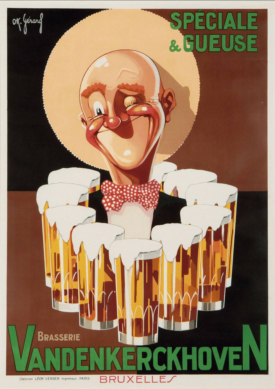 Vintage Beer Ad "Speciale & Gueuse" Wall Art