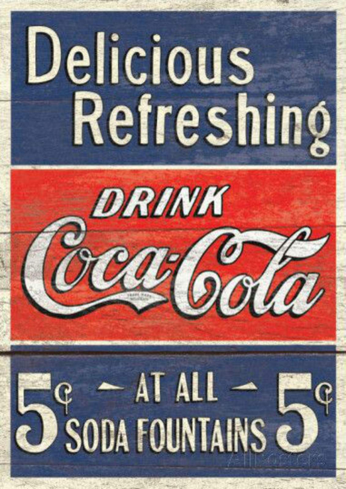 Vintage Coca-Cola Ad Wall Art