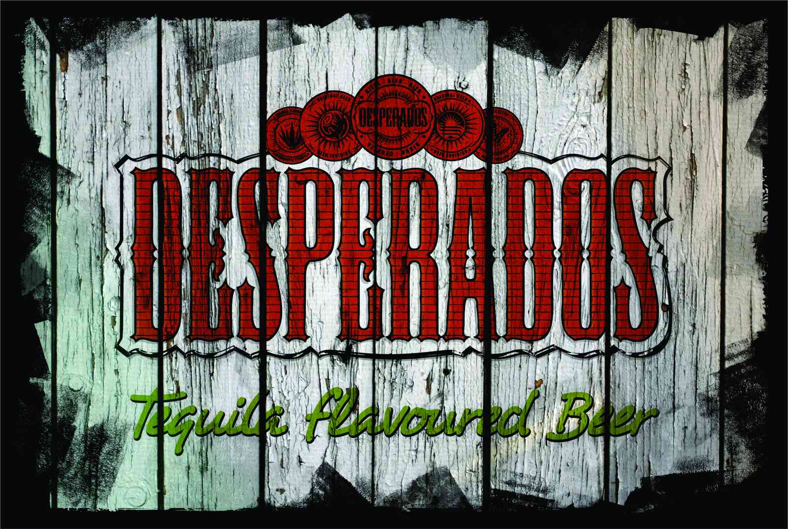 Desperados Tequila Flavoured Beer Rustic Wall Art