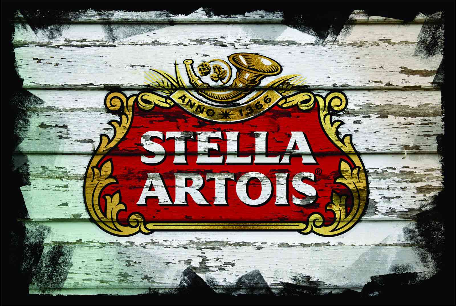 Vintage Stella Artois Logo Wall Art