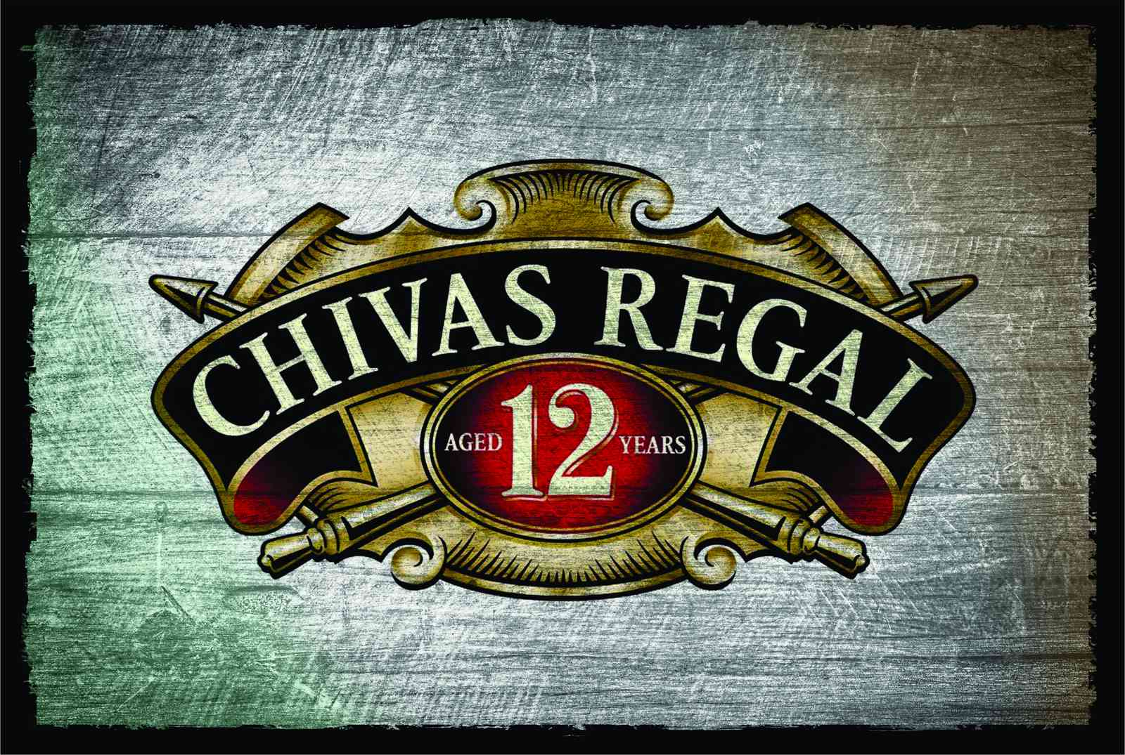 Chivas Regal 12 Years Aged Logo Wall Art