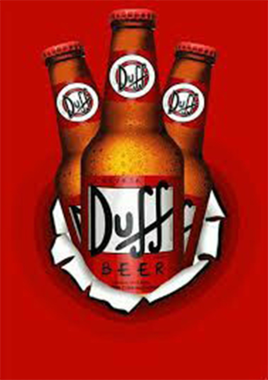 Duff Beer Retro Bottles Wall Art