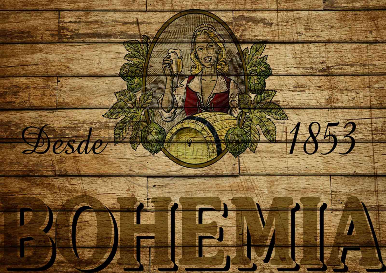 Vintage Bohemia Beer Art Wall Art