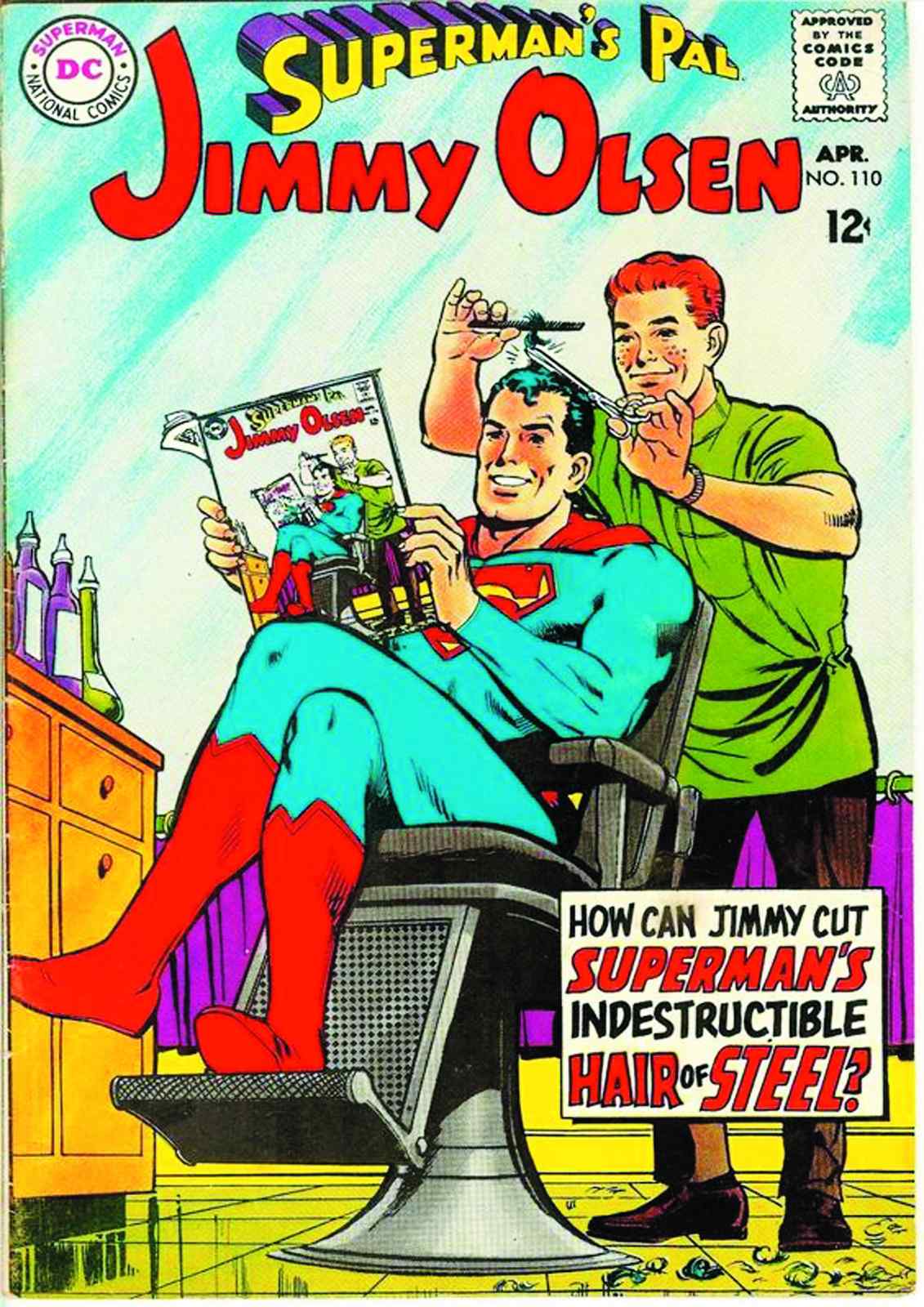 Retro Superman Pal Jimmy Olsen Comic Cover Wall Art