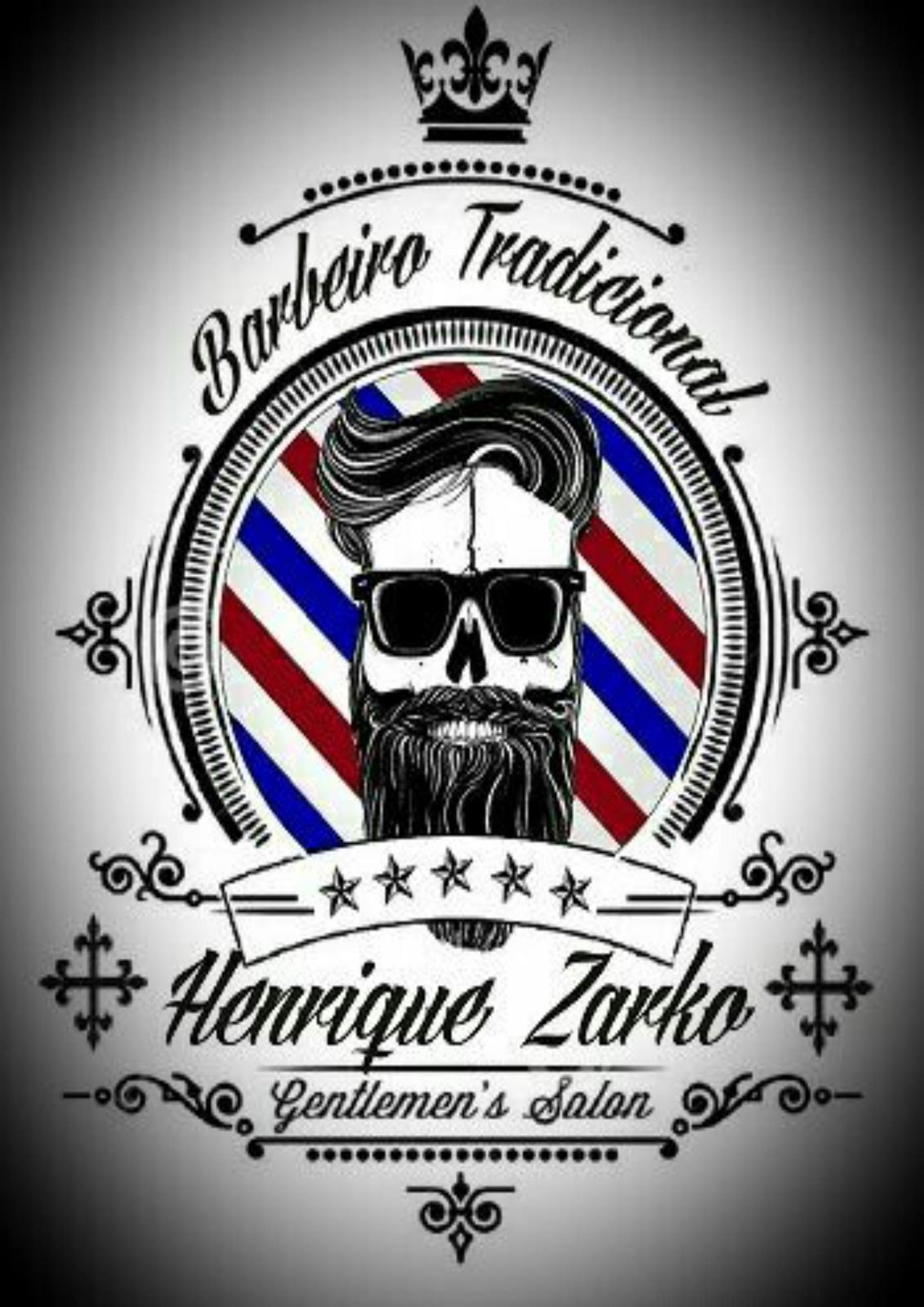 Barber Skull & Crown Logo Wall Art