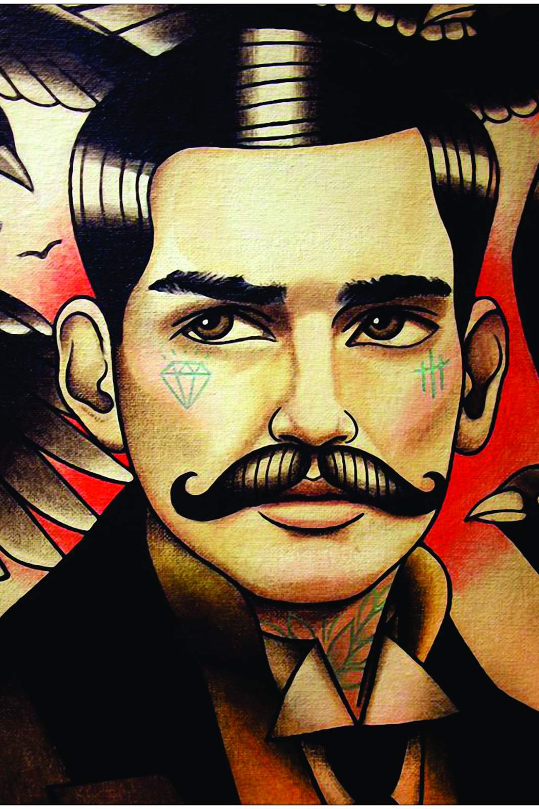 Old School Gentleman Portrait Wall Art