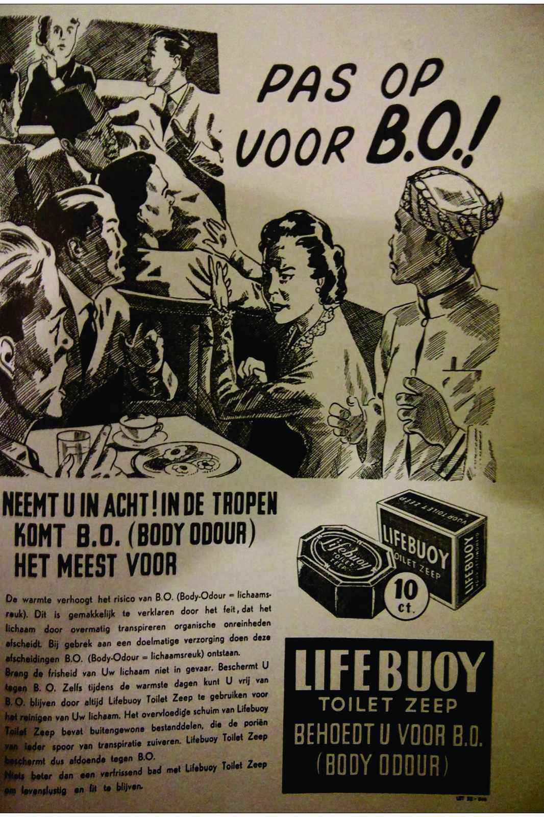 Vintage Lifebuoy BO Prevent Vintage Wall Art