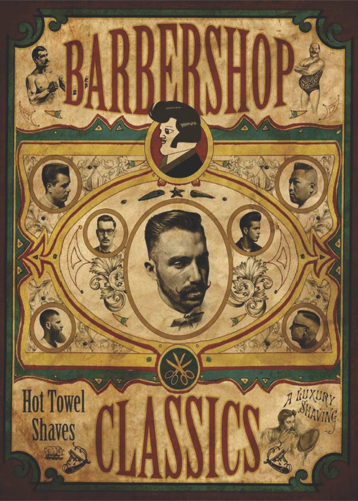 Vintage Barbershop Classics Wall Art
