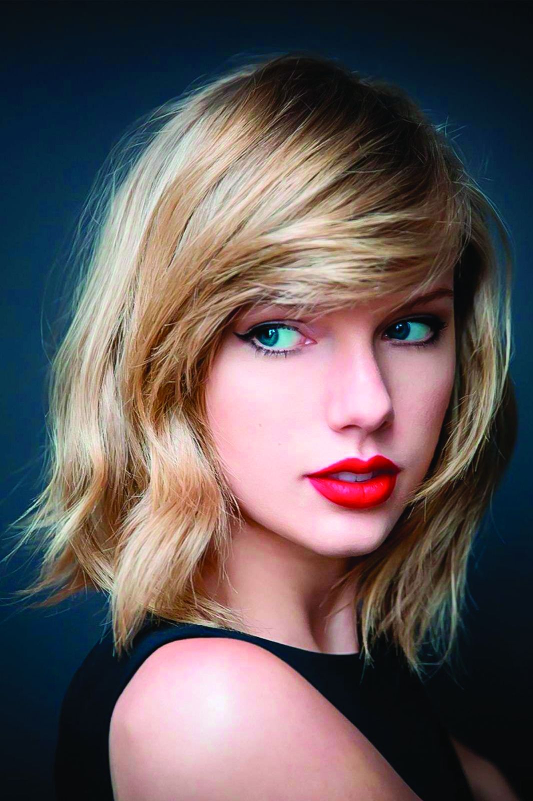 Iconic Red Lips Portrait Wall Art