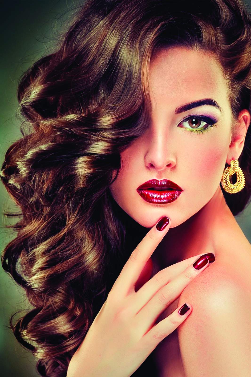 Glamorous Woman Beauty Portrait Wall Art