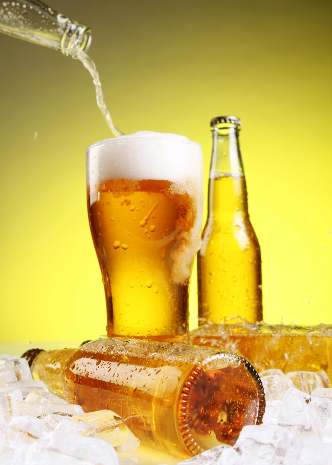 Refreshing Beer Splash Wall Art Wall Art