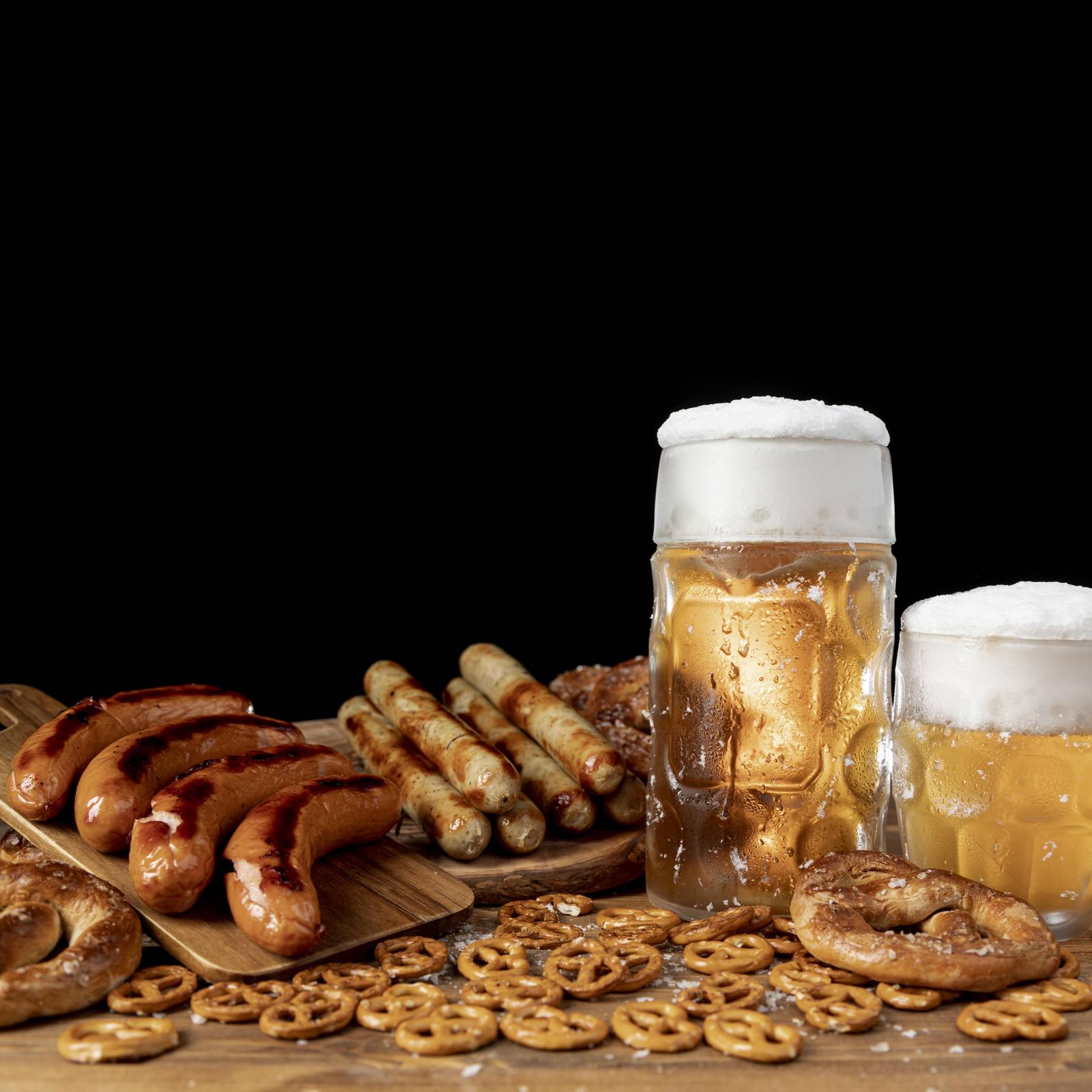 Gourmet Sausages & Beer Delight Wall Art