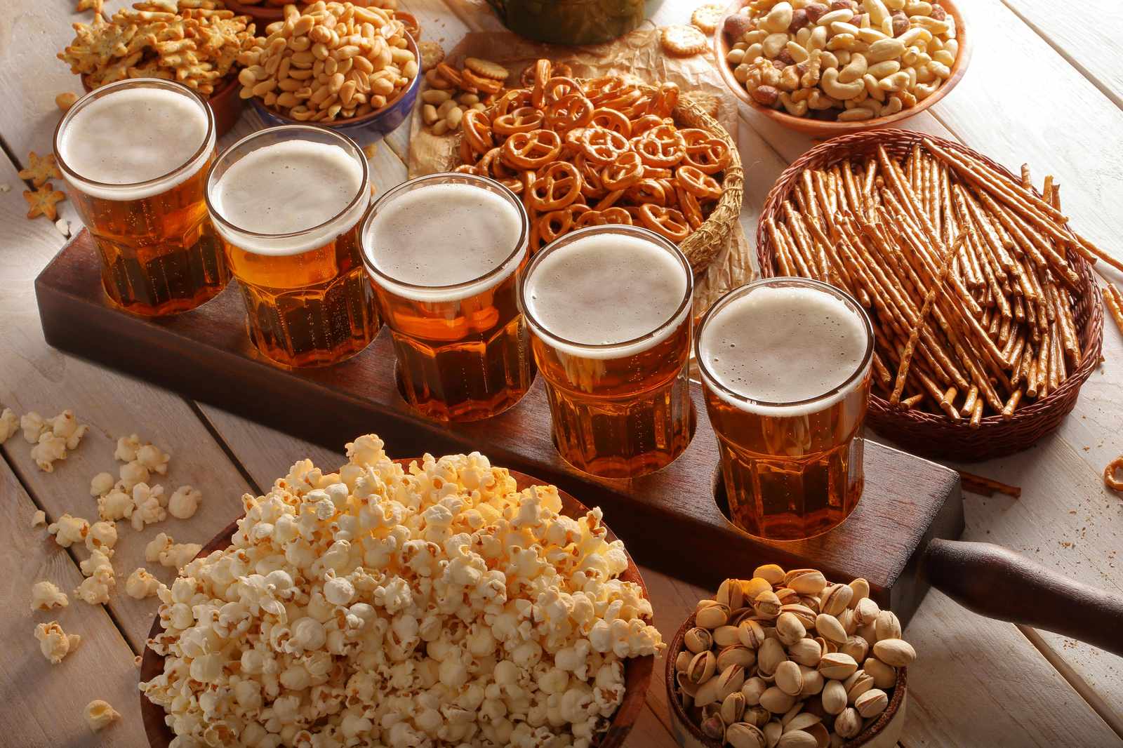 Beer Tasting Snacks Wall Art