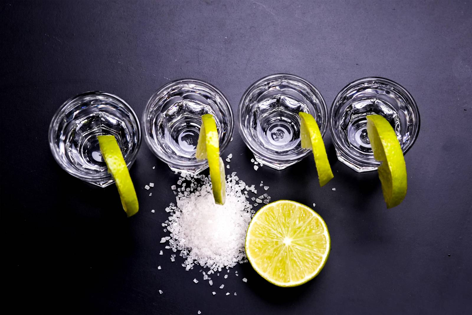 Vibrant Lime & Tequila Shot Wall Art