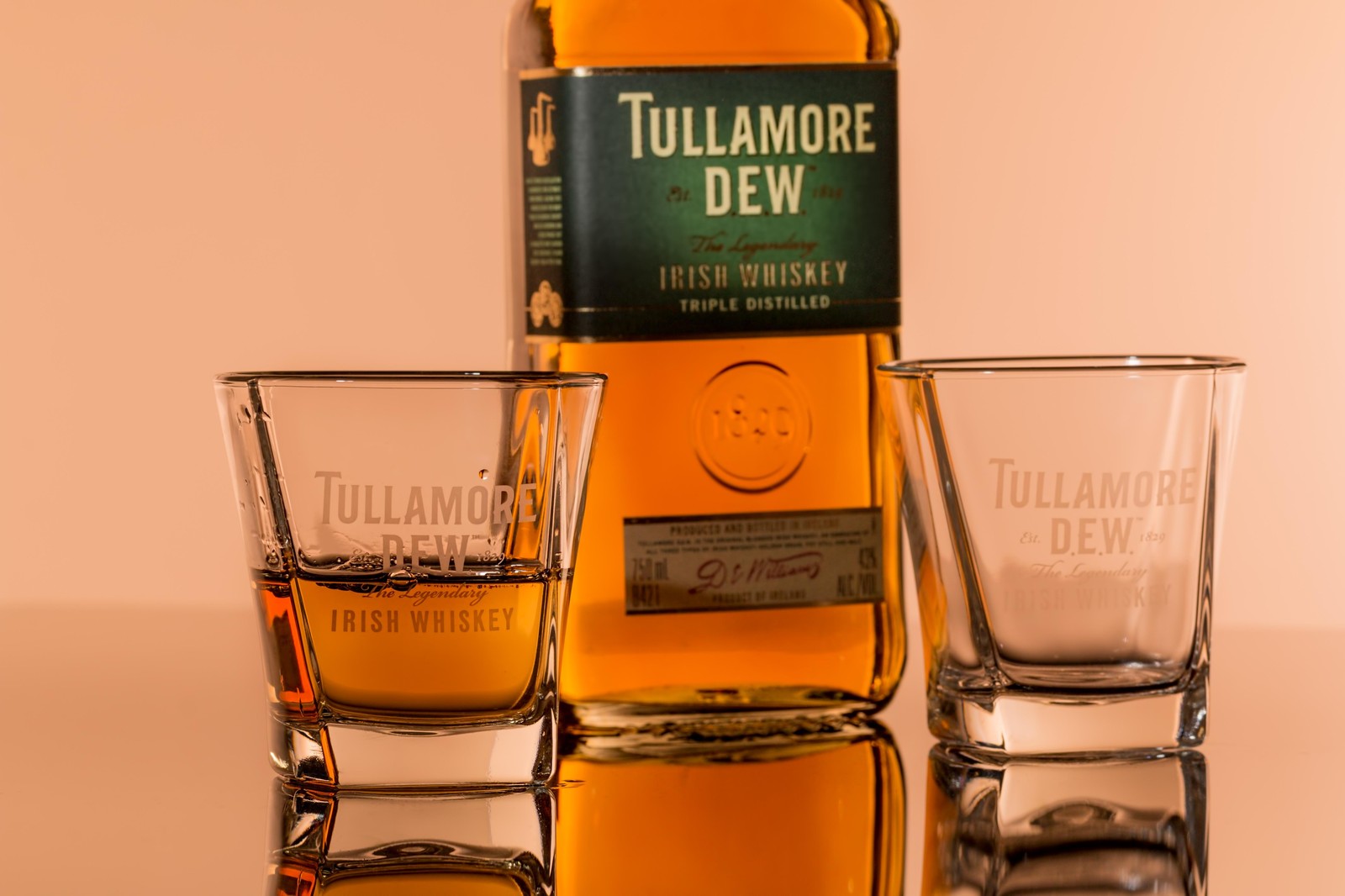 Tullamore Dew Irish Whiskey Bar Art Wall Art
