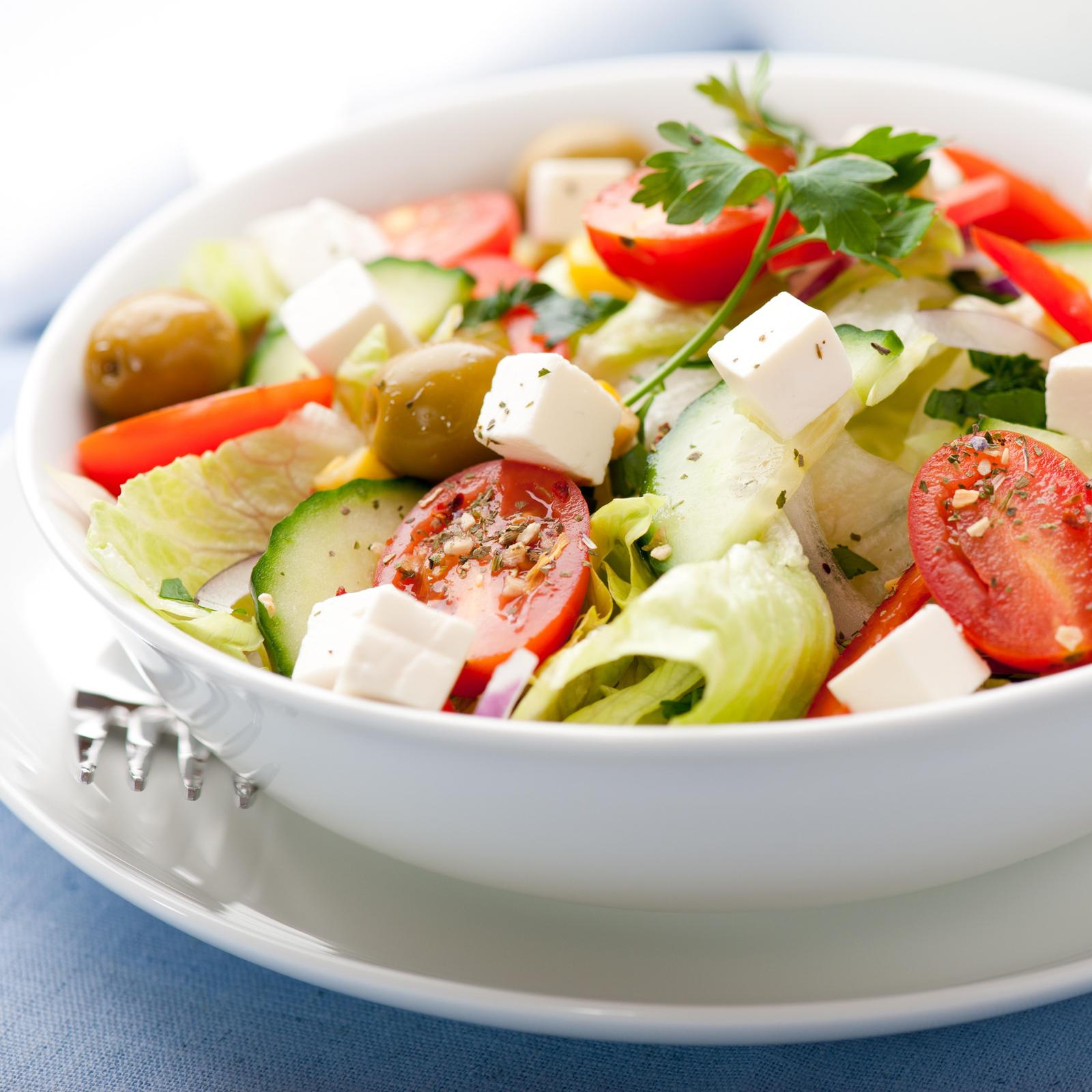 Fresh Greek Salad Delight Wall Art