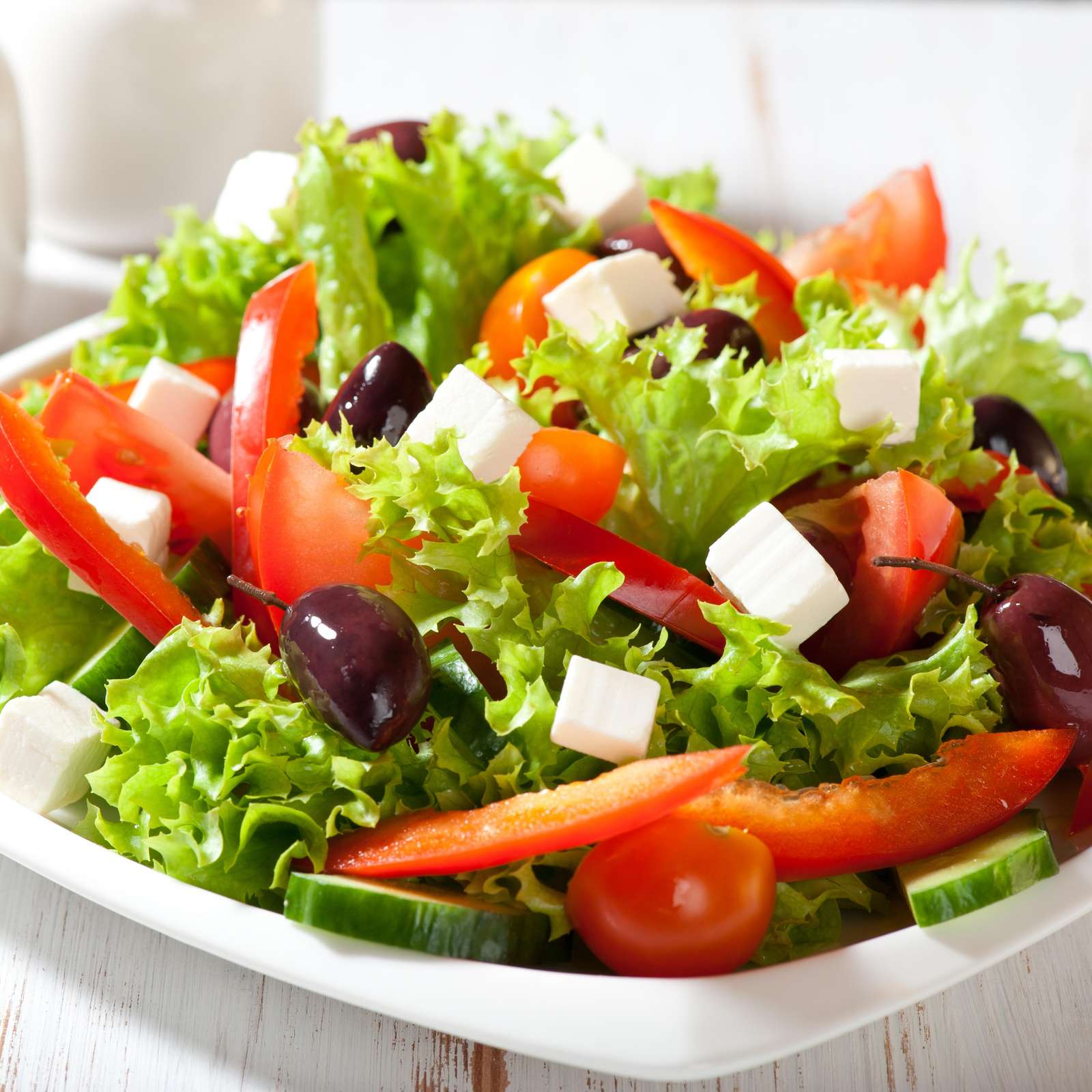 Vibrant Greek Salad Art Wall Art