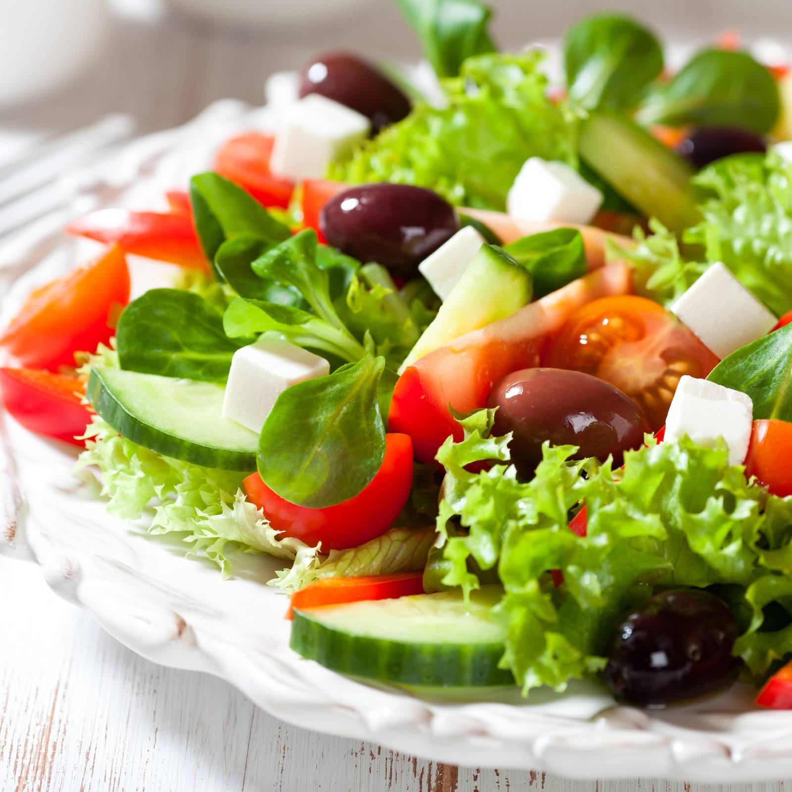 Fresh Greek Salad Gourmet Food Wall Art