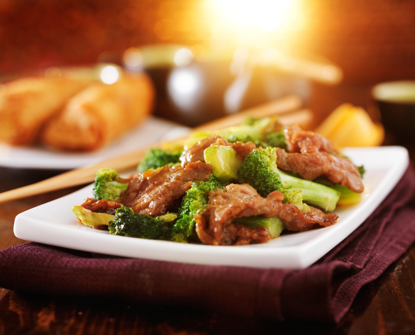 Asian Beef & Broccoli Delight Wall Art