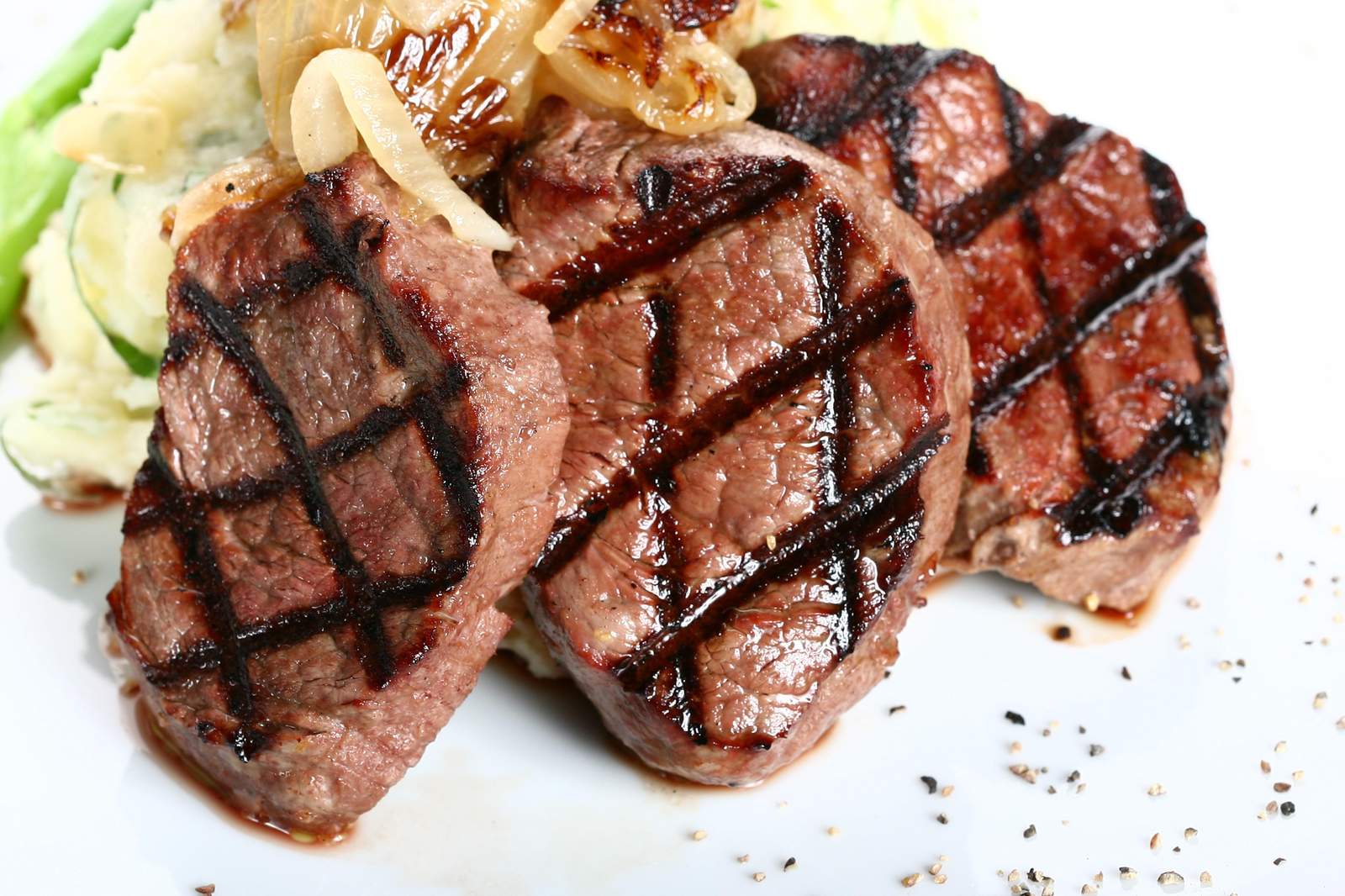 Juicy Grilled Steak & Mashed Potatoes Wall Art