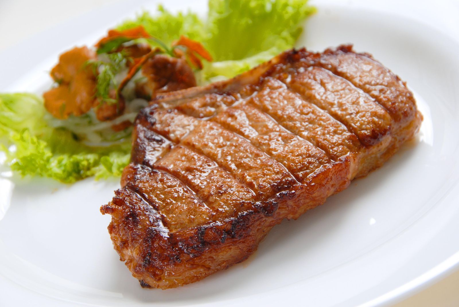 Juicy Steak and Salad Food Wall Art