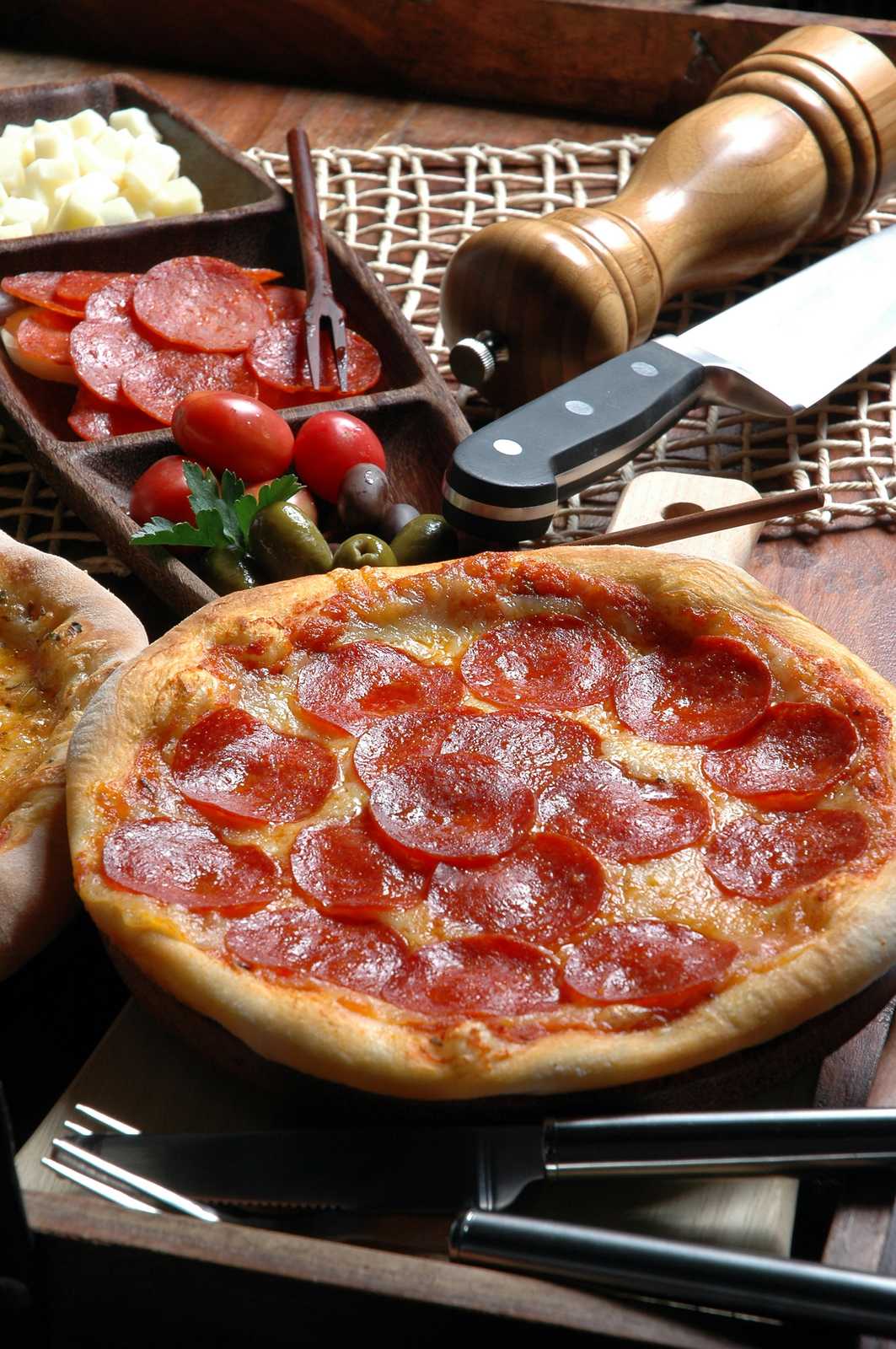 Delicious Pepperoni Pizza Art Wall Art