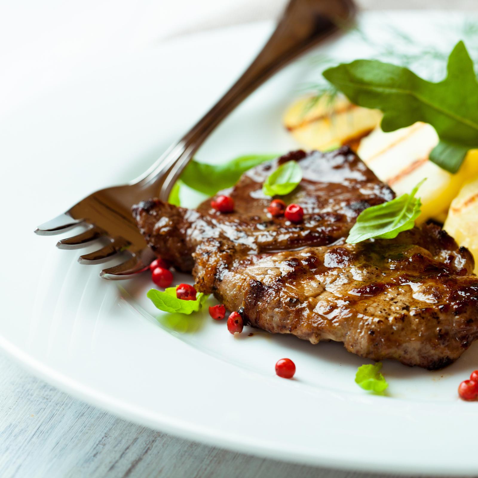 Juicy Steak & Potatoes Food Art Wall Art