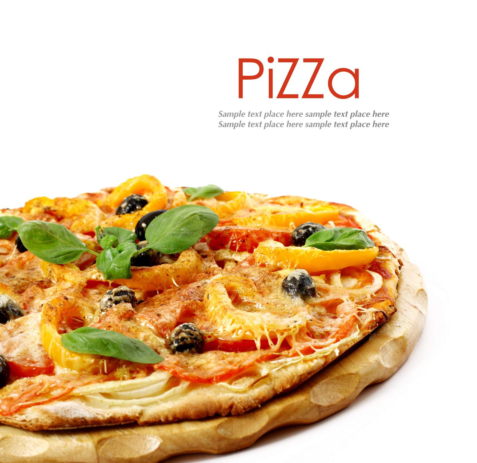 Gourmet Pepper & Olive Pizza Wall Art
