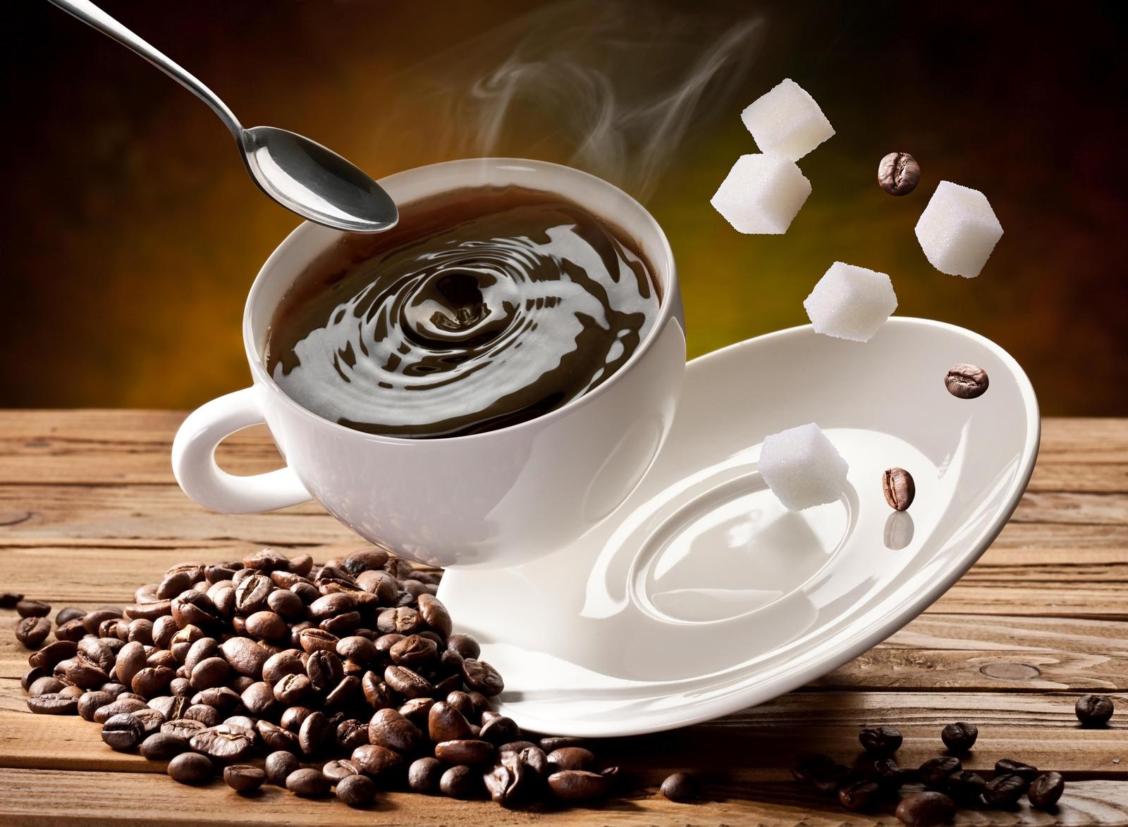 Aromatic Coffee Morning Scene Wall Art