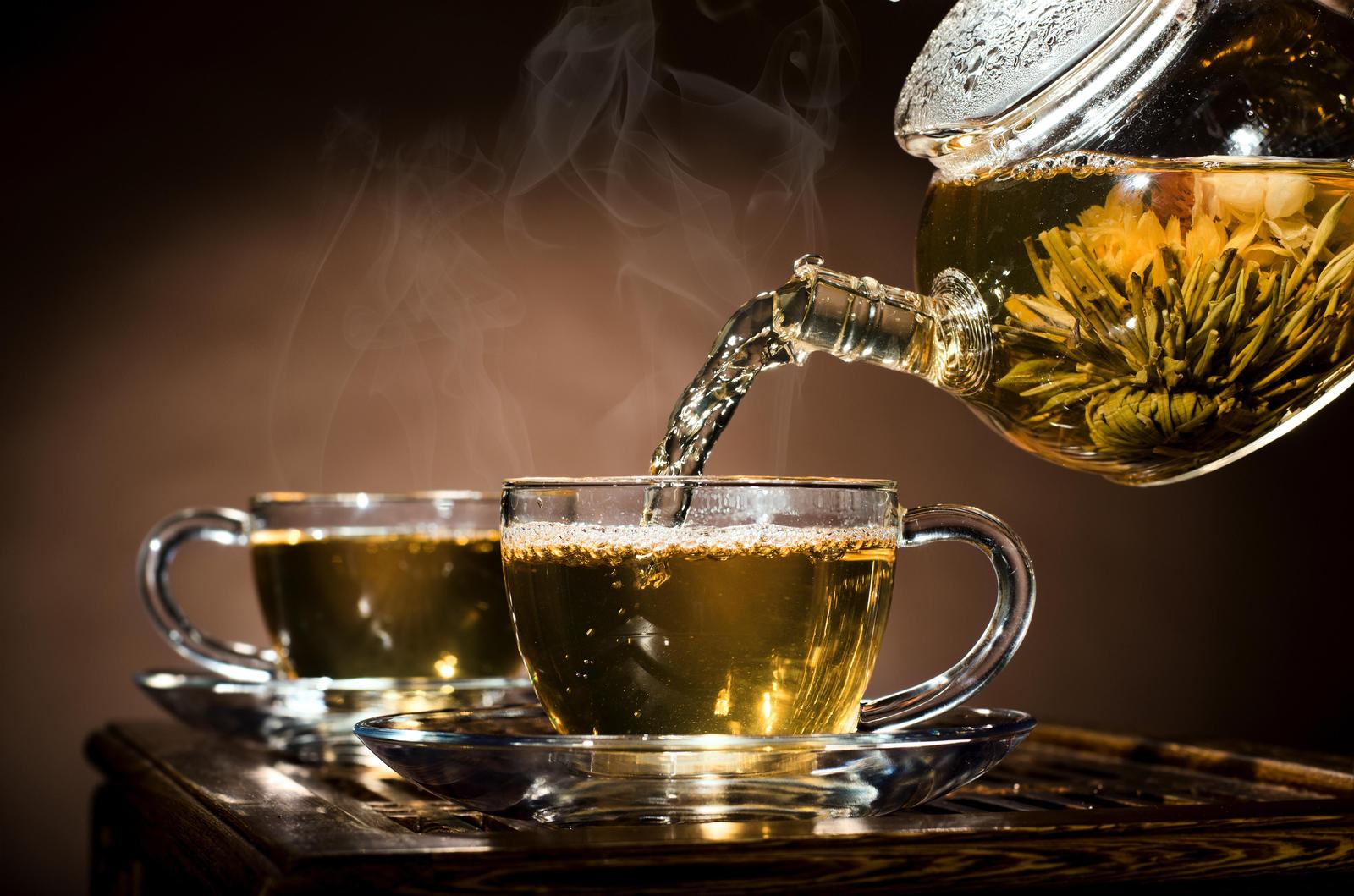 Aromatic Tea Time Ceramic Wall Art