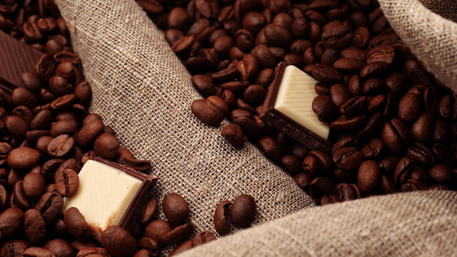 Rich Chocolate & Coffee Beans Wall Art