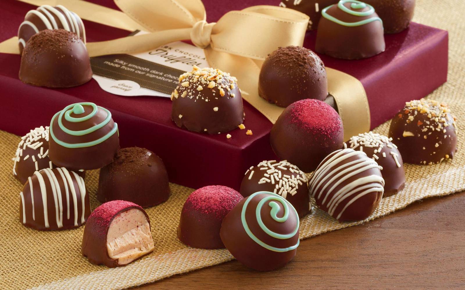 Decadent Chocolate Truffles Still Life Wall Art
