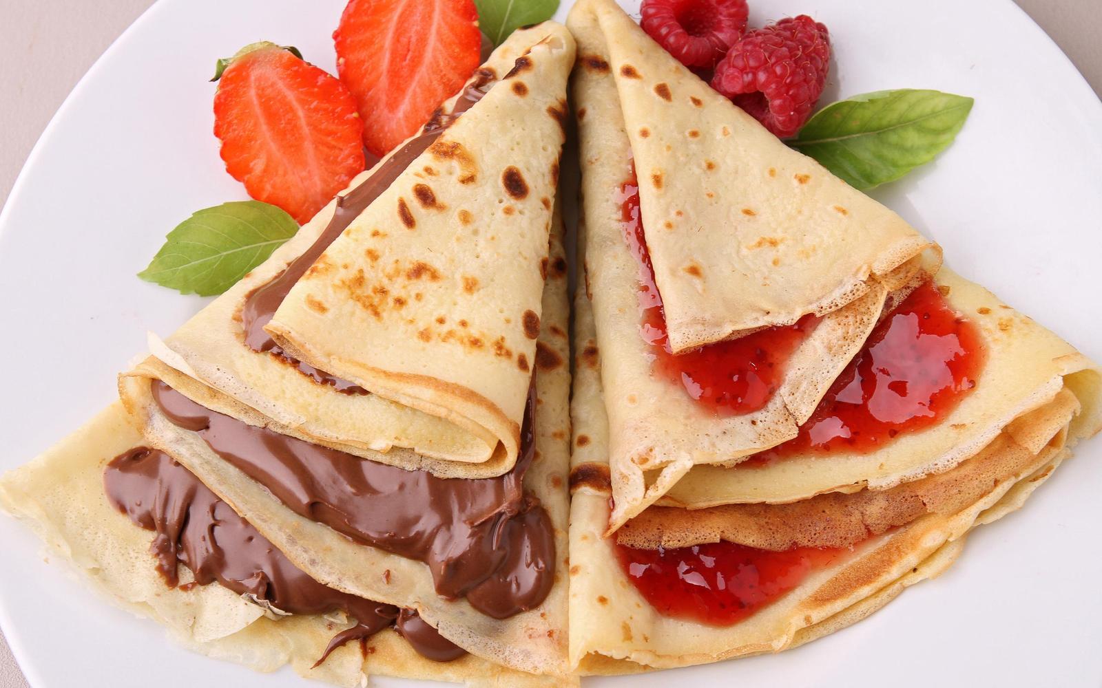 Delicious Crepes & Berries Wall Art
