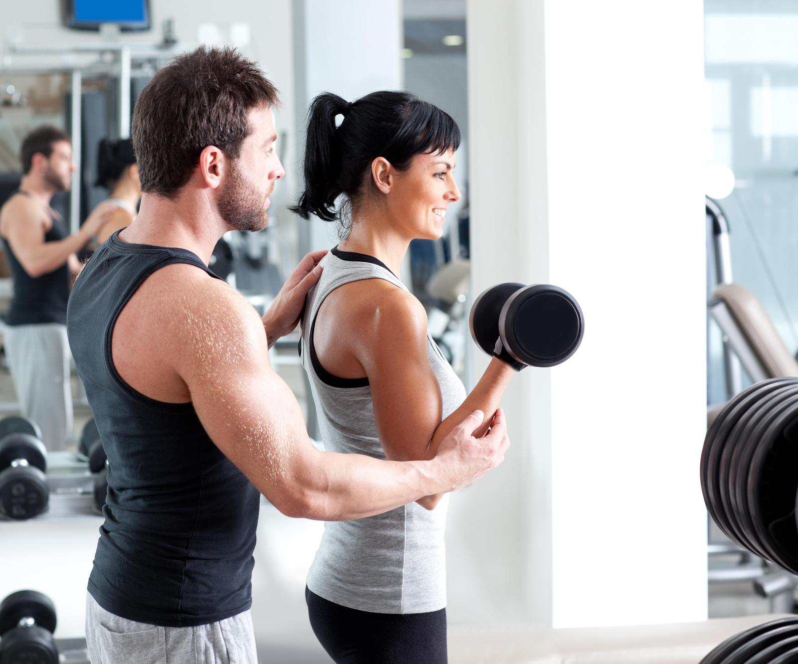Personal Trainer Motivation Gym Couple Wall Art