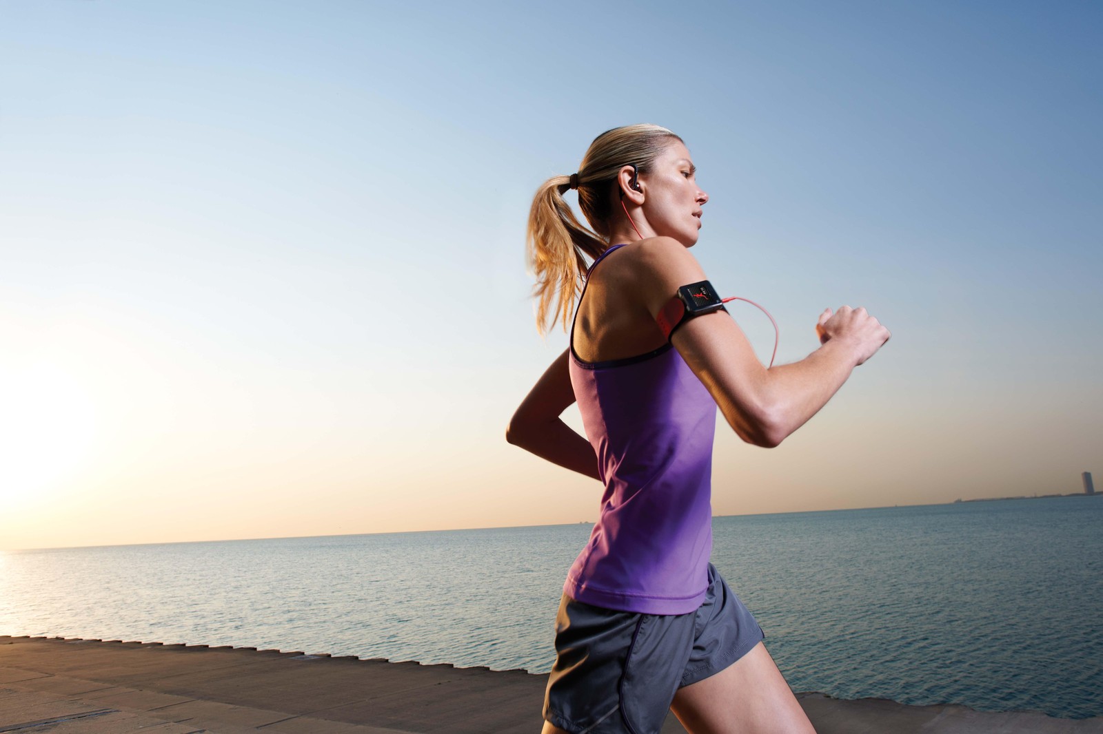 Inspirational Runner Beach Sunset Wall Art