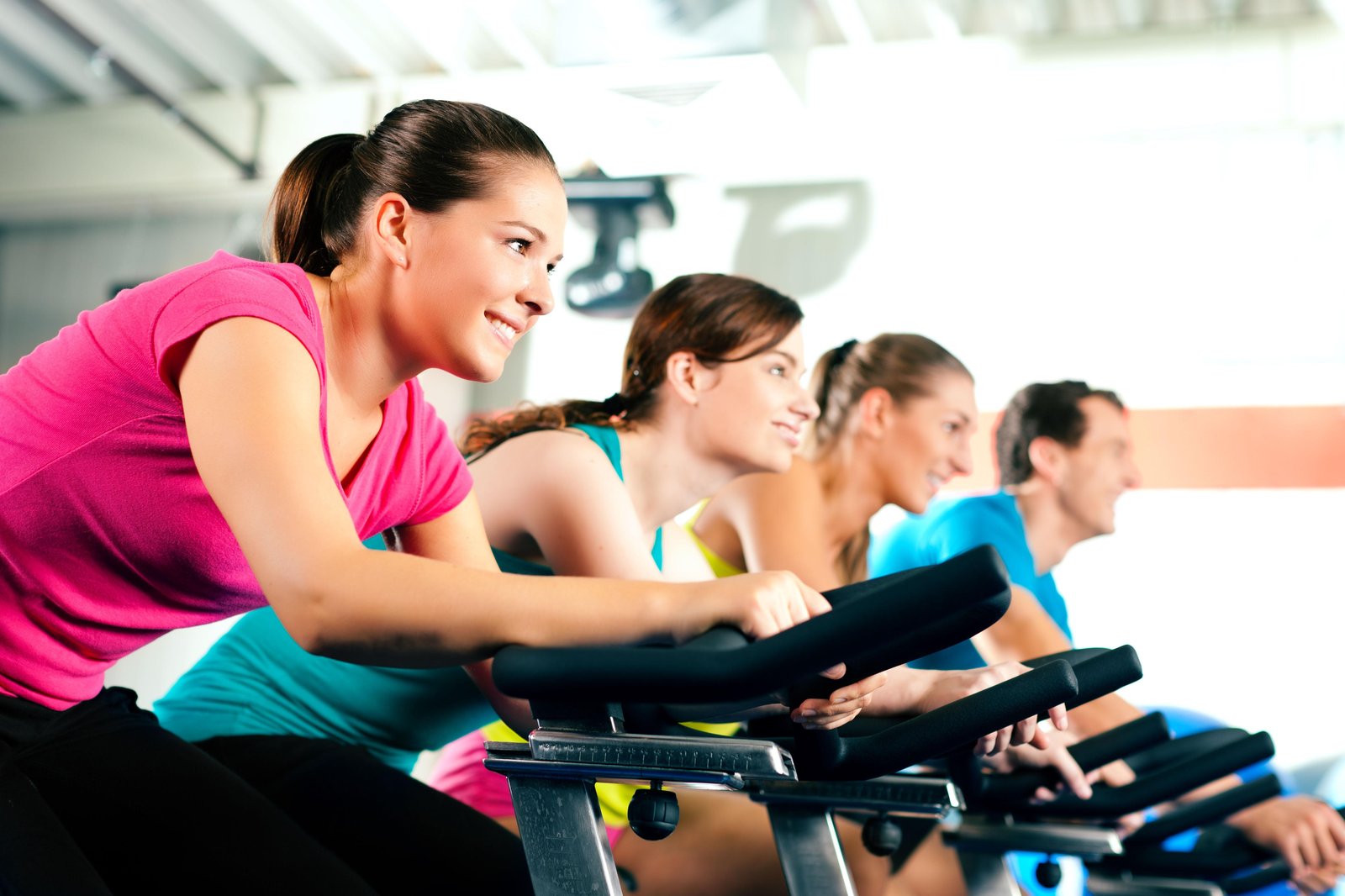 Energizing Spin Class Wall Art