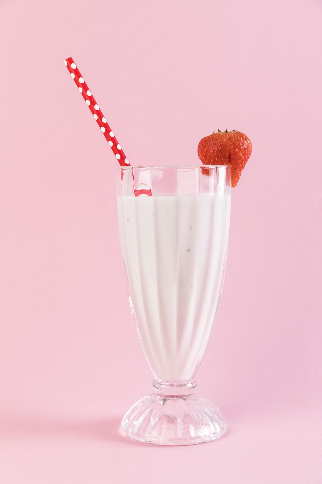 Strawberry Milkshake Delight Wall Art