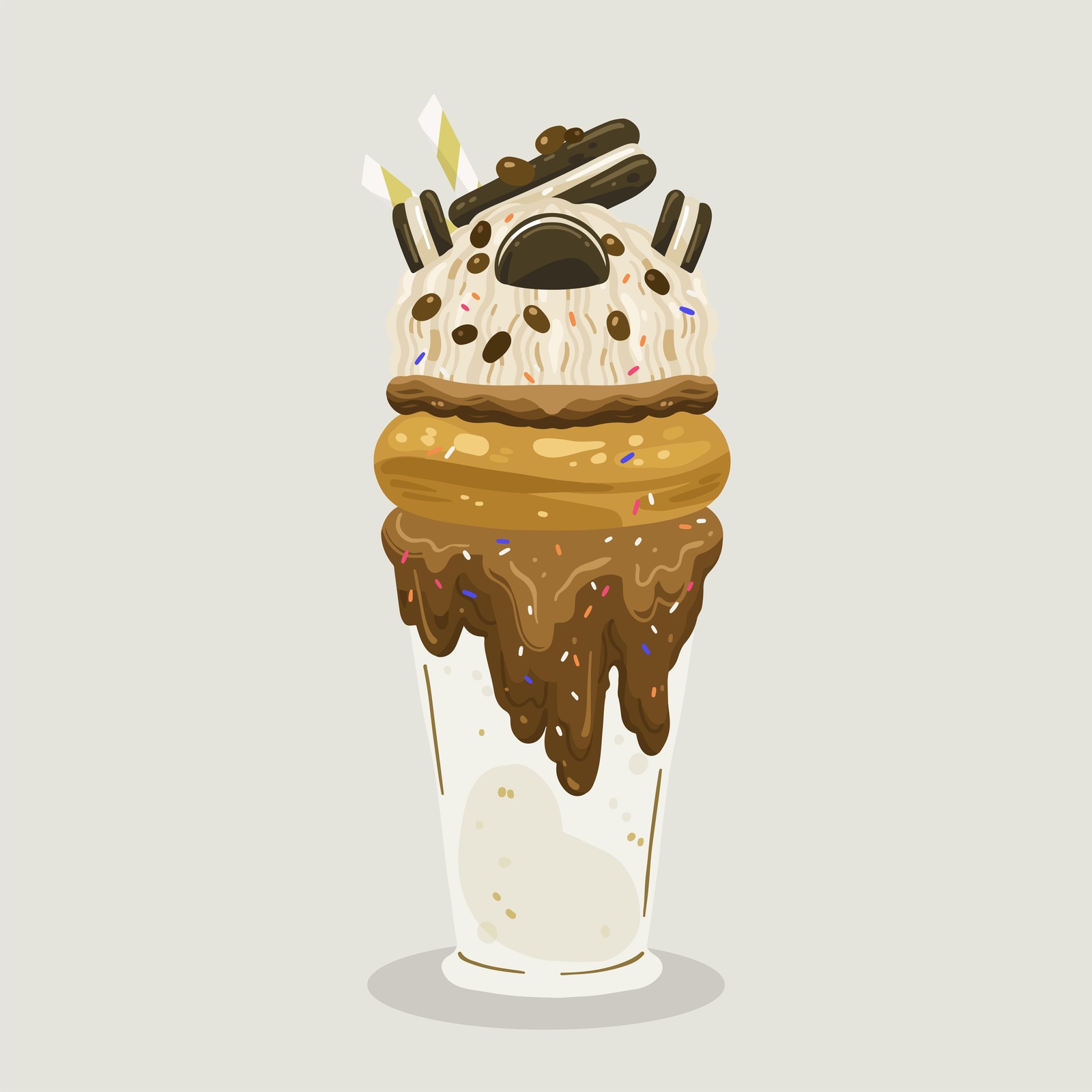 Gourmet Milkshake Art Wall Art