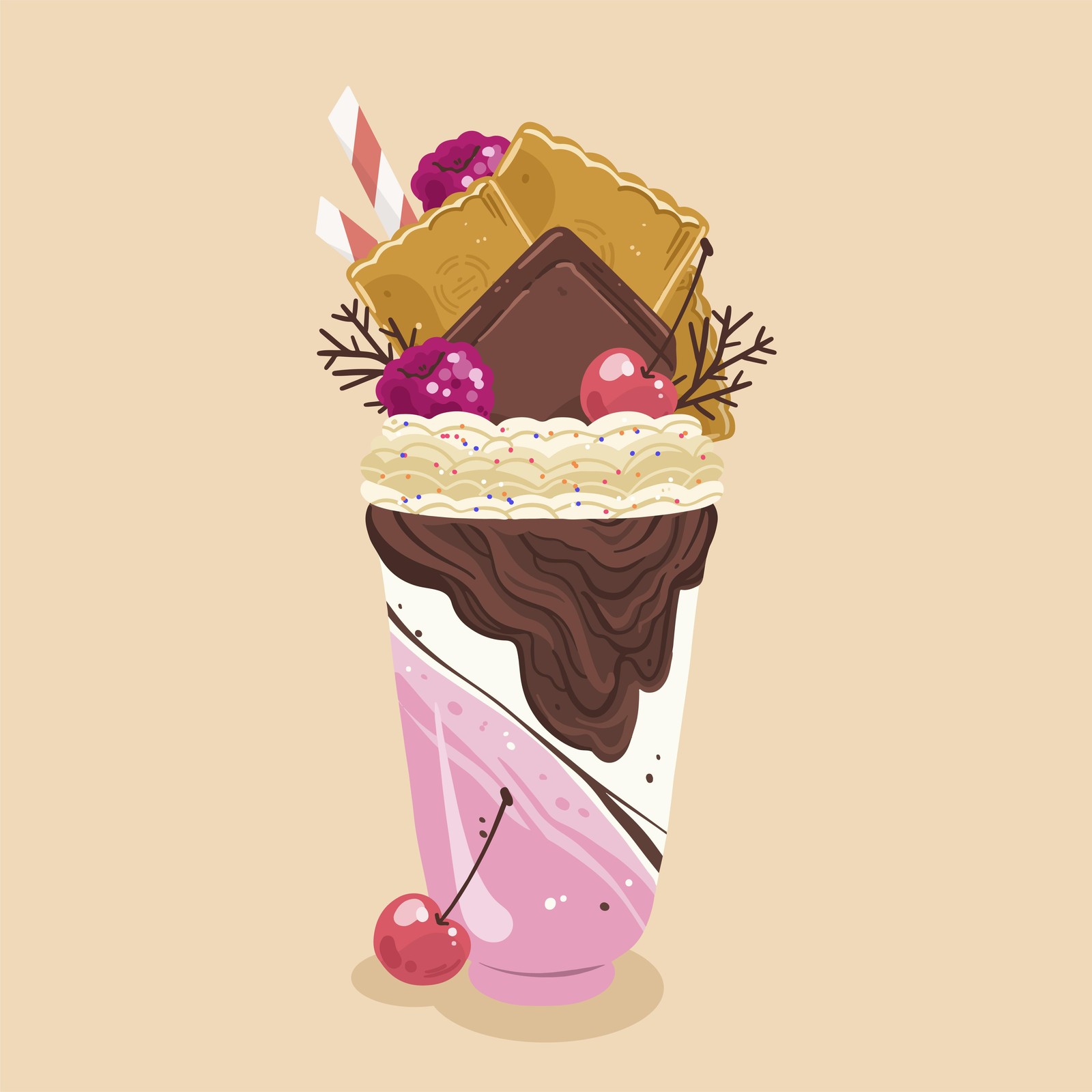 Indulgent Shake Art Wall Art