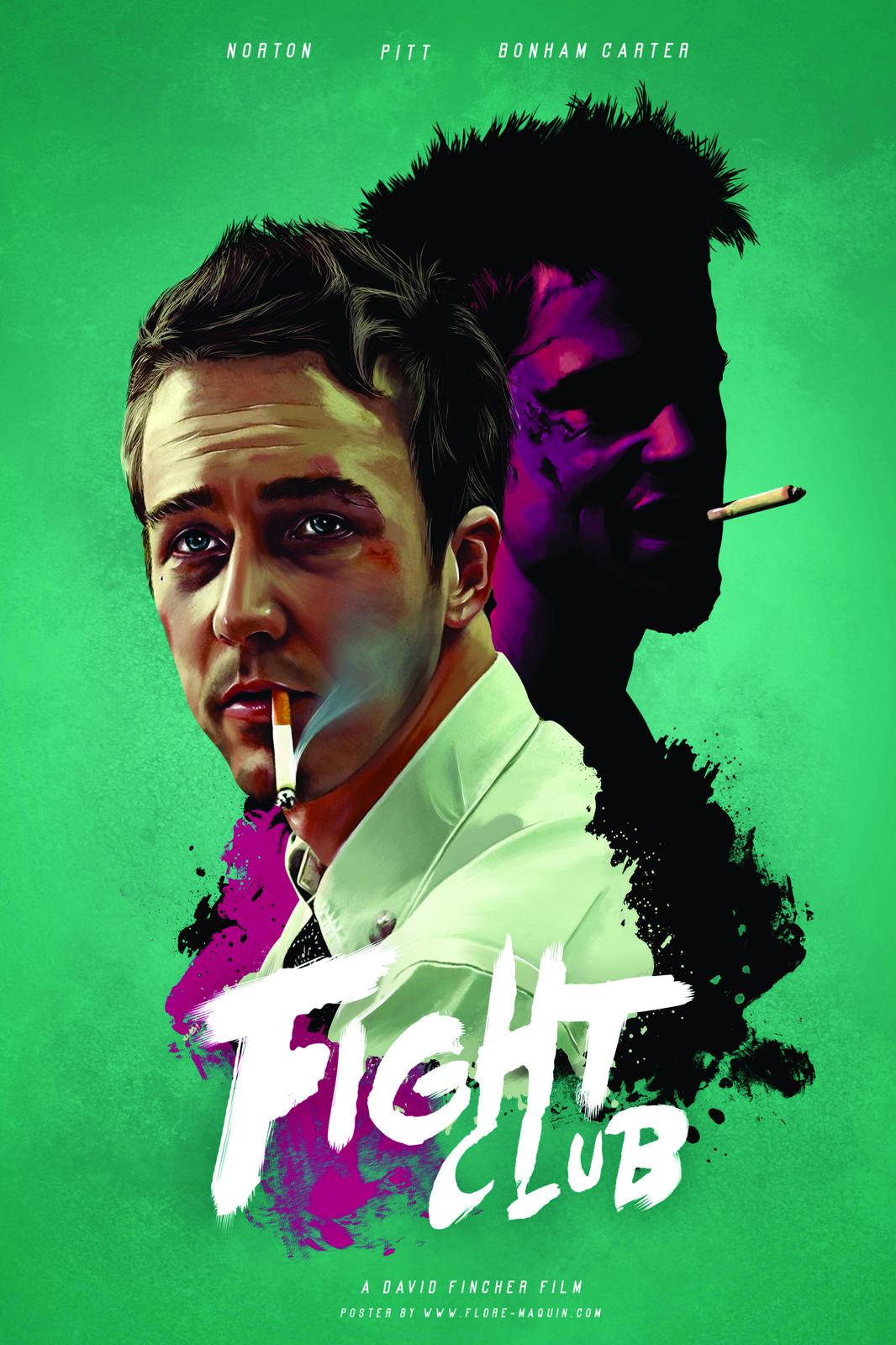 Fight Club Movie Poster Wall Art