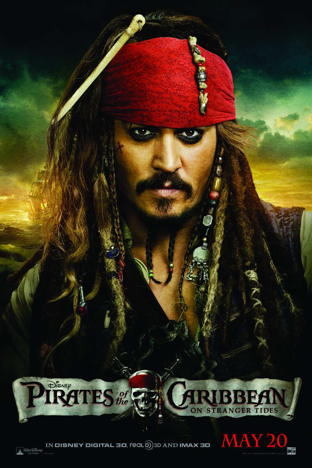 Captain Jack Sparrow Pirates Wall Art