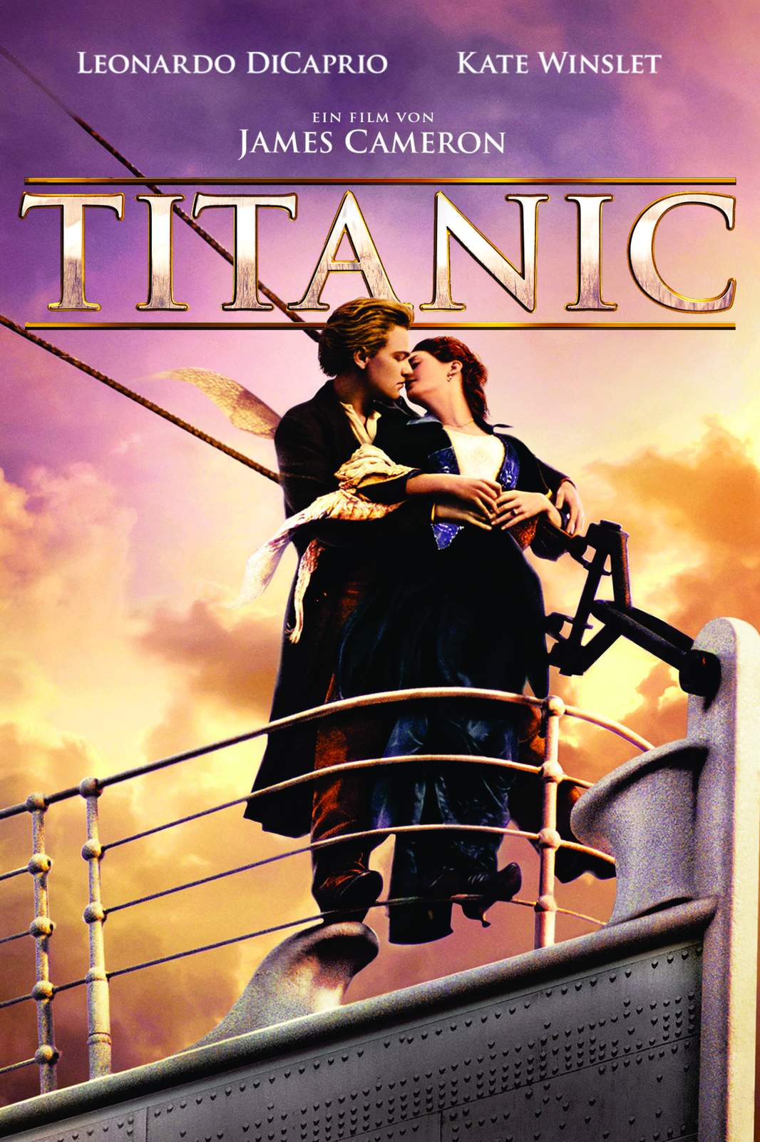 Iconic Titanic Romance Leonardo DiCaprio Kate Winslet Wall Art
