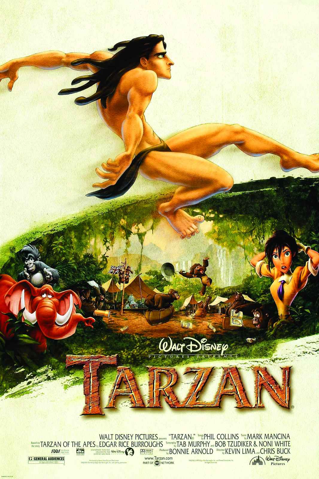 Tarzan Jungle Adventure Wall Art